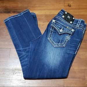 Miss Me Boyfriend Capri Size 29